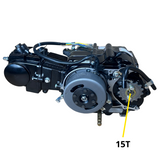 Moteur 50cc noir - Manuel - 4 vitesses démarrage au kick. Dax,. (49cc)