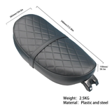 Selle basse motif diamant banane noir pour Honda, Skyteam, Zhenua,... dax
