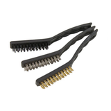 Ensemble de brosses à main en 3 pièces – nylon, laiton et acier