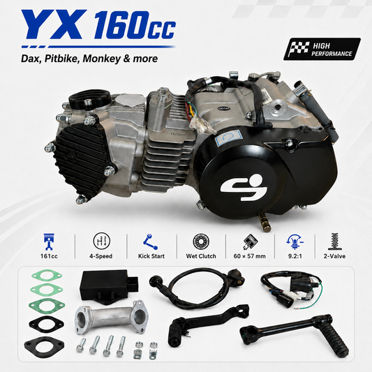 YX 160cc engine block with accessories suitable for Dax, Pitbike, Monkey..