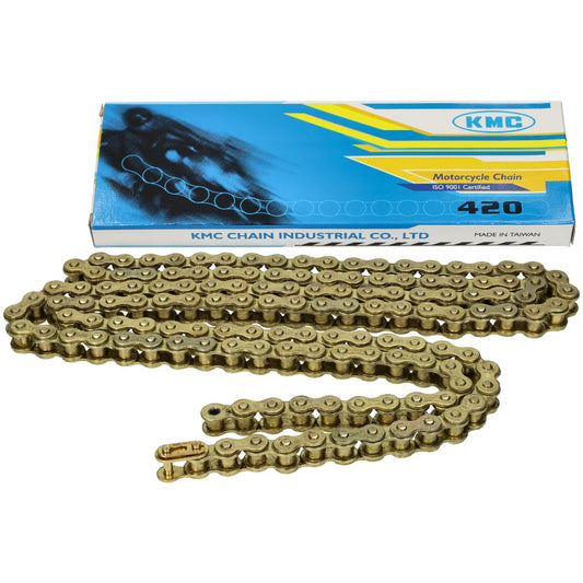KMC chain gold-colored 420 - 130 links for Dax, Monkey...