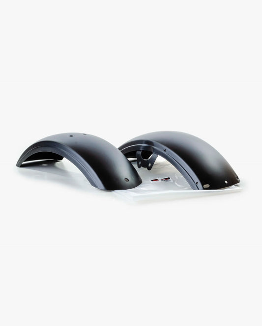 Fender set black Dax type 12v powder-coated steel