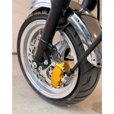 Dax Hydraulic front fork with 30mm disc brake and 4-piston CNC brake caliper