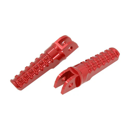 Footrests suitable for Dax and Monkey, red-colored