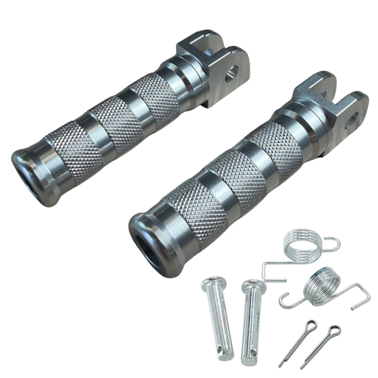 CNC footpegs - 21mm silver for Dax and Monkey models