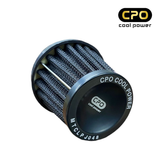 CPO luchtfilter zwart - keuze uit 35mm ,46mm en 48mm aansluiting