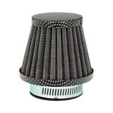 Filtre à air conique aspect carbone - raccord de 46 mm ou 50 mm