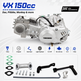 YX 150-ccm-Komplettmotor mit leichtem Schwungrad im CRF-Look – mit Zubehör