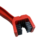 Brosse à chaîne pour moteur, cyclomoteur et pitbike – double brosse de nettoyage