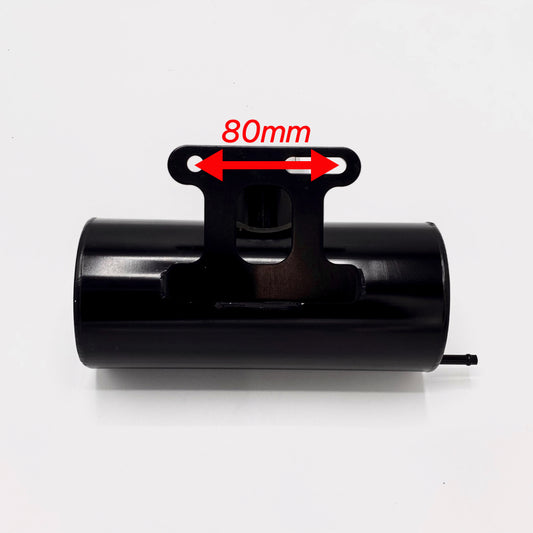 Two extra aluminum fuel tanks black - 1 liter