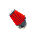 Nibbi 42mm angled 45° air filter black with red high flow