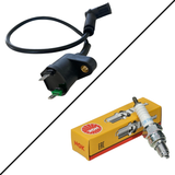 Bobine noire avec câble de bougie + Bougie NGK CR7HSA faisceau d'allumage