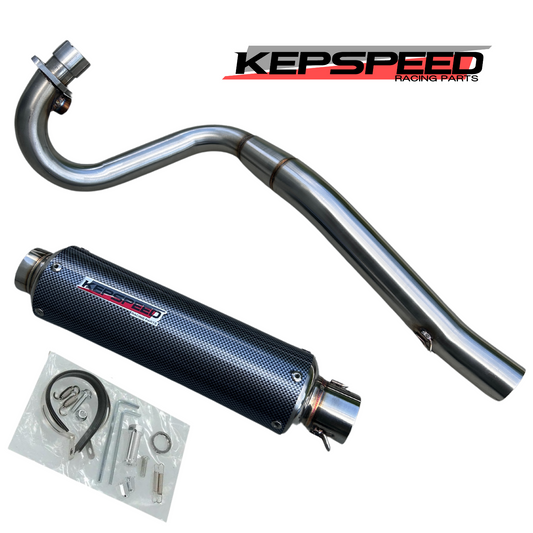 Kepspeed exhaust carbon overhead for Dax and Monkey