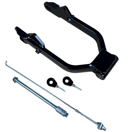Rear bridge set for Dax + 5cm black - with accessories