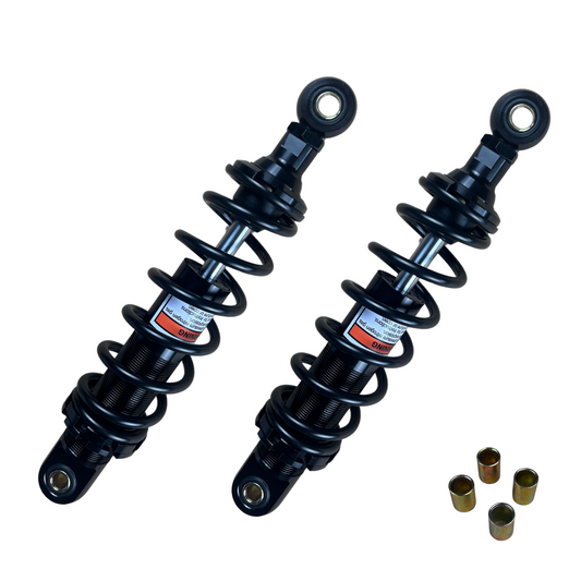 Rear springs / shock absorbers 285mm OKD type set with 6 black coils