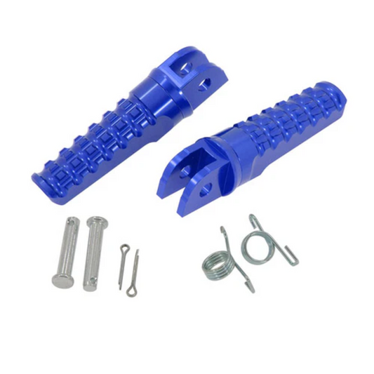 Footrests suitable for Dax and Monkey blue-colored