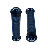 Poignées noires pour guidons de 22,2 mm Dax, Monkey, PBR, Pitbike..