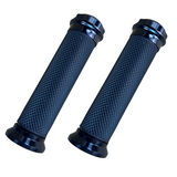 Poignées noires pour guidons de 22,2 mm Dax, Monkey, PBR, Pitbike..