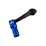 Schakelpedaal kort model zwart met blauw voor 50cc - 125cc - Dax, Pitbike, Monkey..
