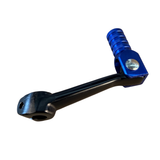 Schakelpedaal kort model zwart met blauw voor 50cc - 125cc - Dax, Pitbike, Monkey..