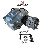 Lifan 50cc Engine silver - Manual - 4 Gears kick start. Dax,. (49cc)