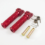 CNC footrests - 21 mm red for Dax and Monkey models