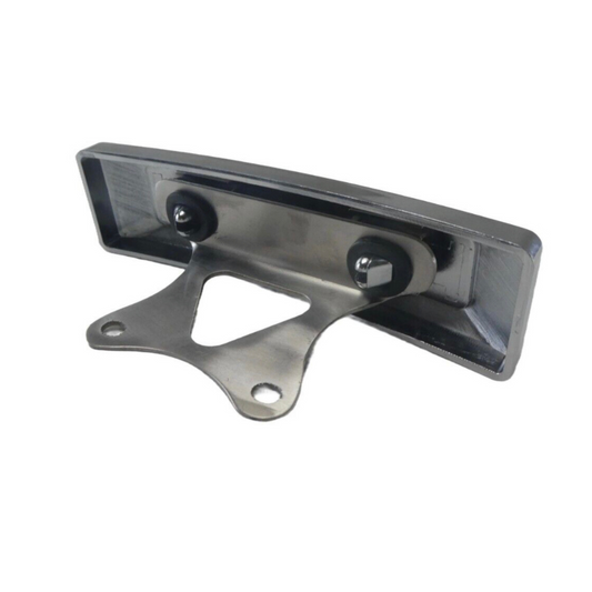 Honda fork emblem chrome and black with mounting bracket Dax