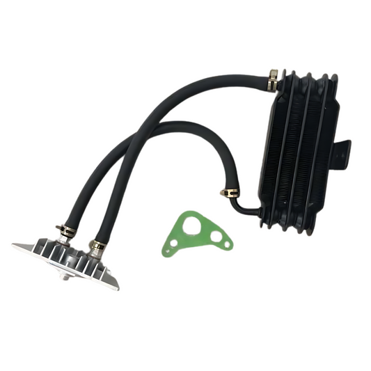 Complete oil cooler kit suitable for Dax and Monkey black