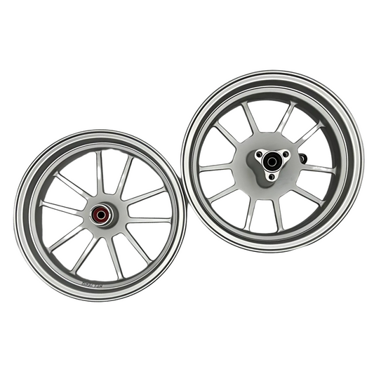 Wheel set silver tubeless 12 inch 2.75 – 3.50 Suitable for Dax