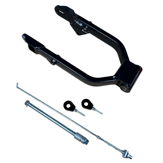 Rear bridge set for Dax + 5cm black - with accessories