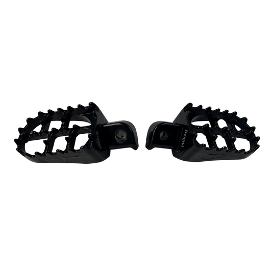 Aluminum Black Footpegs for Dax, Monkey, and pitbike