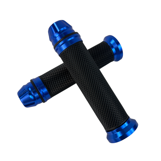Handles blue for 22.2mm handlebars Dax, Monkey, PBR, Pitbike..