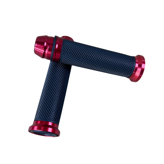 Red grips for 22.2mm handlebars Dax, Monkey, PBR, Pitbike..