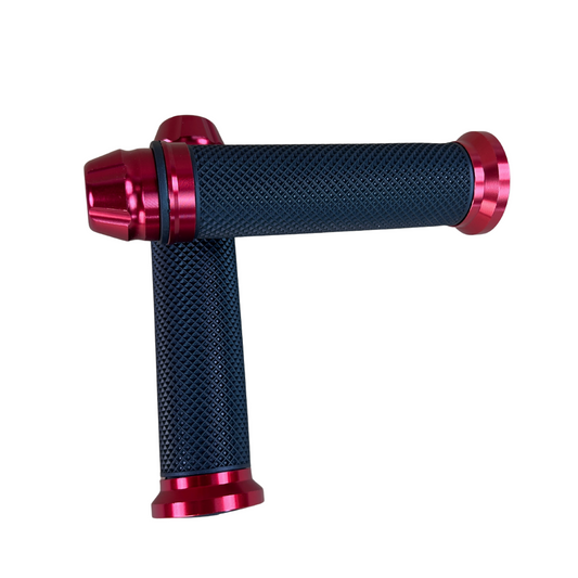 Red grips for 22.2mm handlebars Dax, Monkey, PBR, Pitbike..