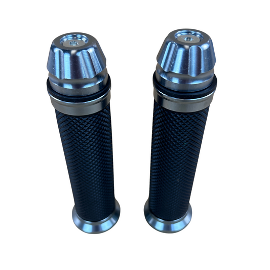 Titanium color grips for 22.2mm handlebars Dax, Monkey, PBR, Pitbike..