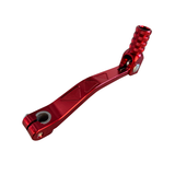 CNC schakelpedaal met driehoekspatroon rood voor 50cc - 125cc