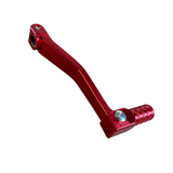 CNC schakelpedaal met driehoekspatroon rood voor 50cc - 125cc