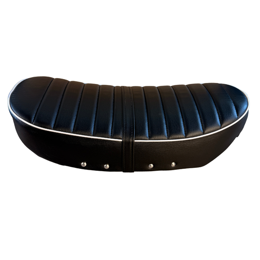 Low seat for Dax 2.5 and 3.5 liter Dax - Japanese style black with white border