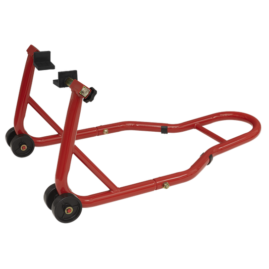 Paddock stand universal red - suitable for all types of mopeds and motorcycles
