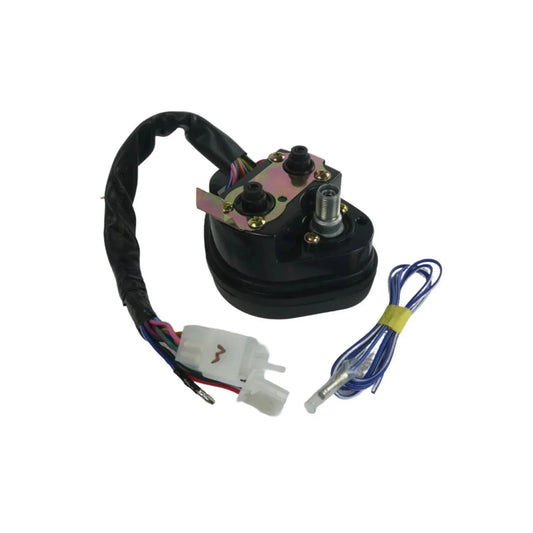 Digital speedometer and tachometer for Dax black and chrome