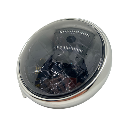 Multireflector Headlamp Dax diamond front lamp blacked out