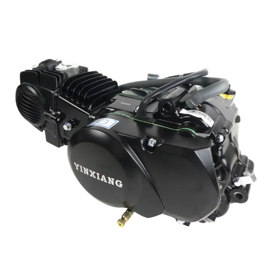 YX YINXIAN 140cc engine block Black - Manual - Kickstart