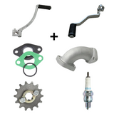 Madmunk 110cc engine block black - Manual - 4 Gears kickstart. Dax,.. (108cc)