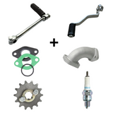 Complete 72cc 4-stroke shift engine block with electric starter – 4 gears