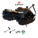 Lifan 70cc Engine block black - Manual - 4 Gears kick start. Dax,. (72cc)