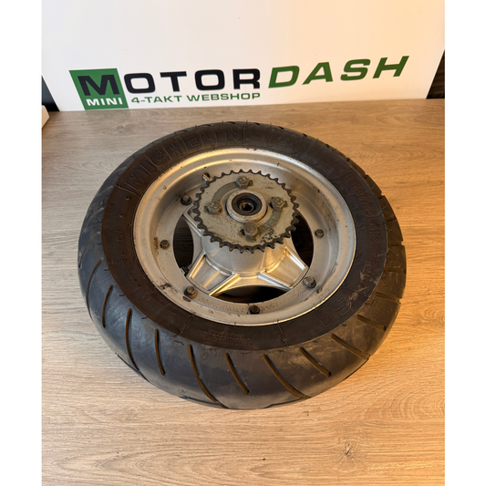 Gebraucht - Hinterrad Dax - Nabe, Felge, Reifen und Zahnrad