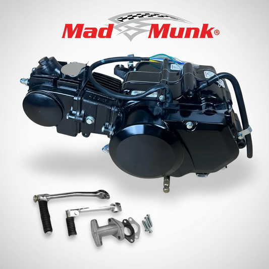 Madmunk 72cc Moteur noir - Manuel - 4 Vitesses démarrage au kick. Dax,. 70cc