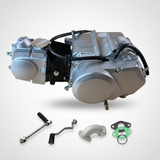 90cc Motorblok zilver- Manueel - 4 Versnellingen kick start. Dax,. (88cc)