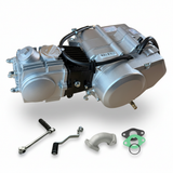 90cc Motorblok zilver- Manueel - 4 Versnellingen kick start. Dax,. (88cc)