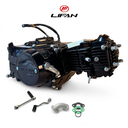 Lifan 70cc Engine block black - Manual - 4 Gears kick start. Dax,. (72cc)